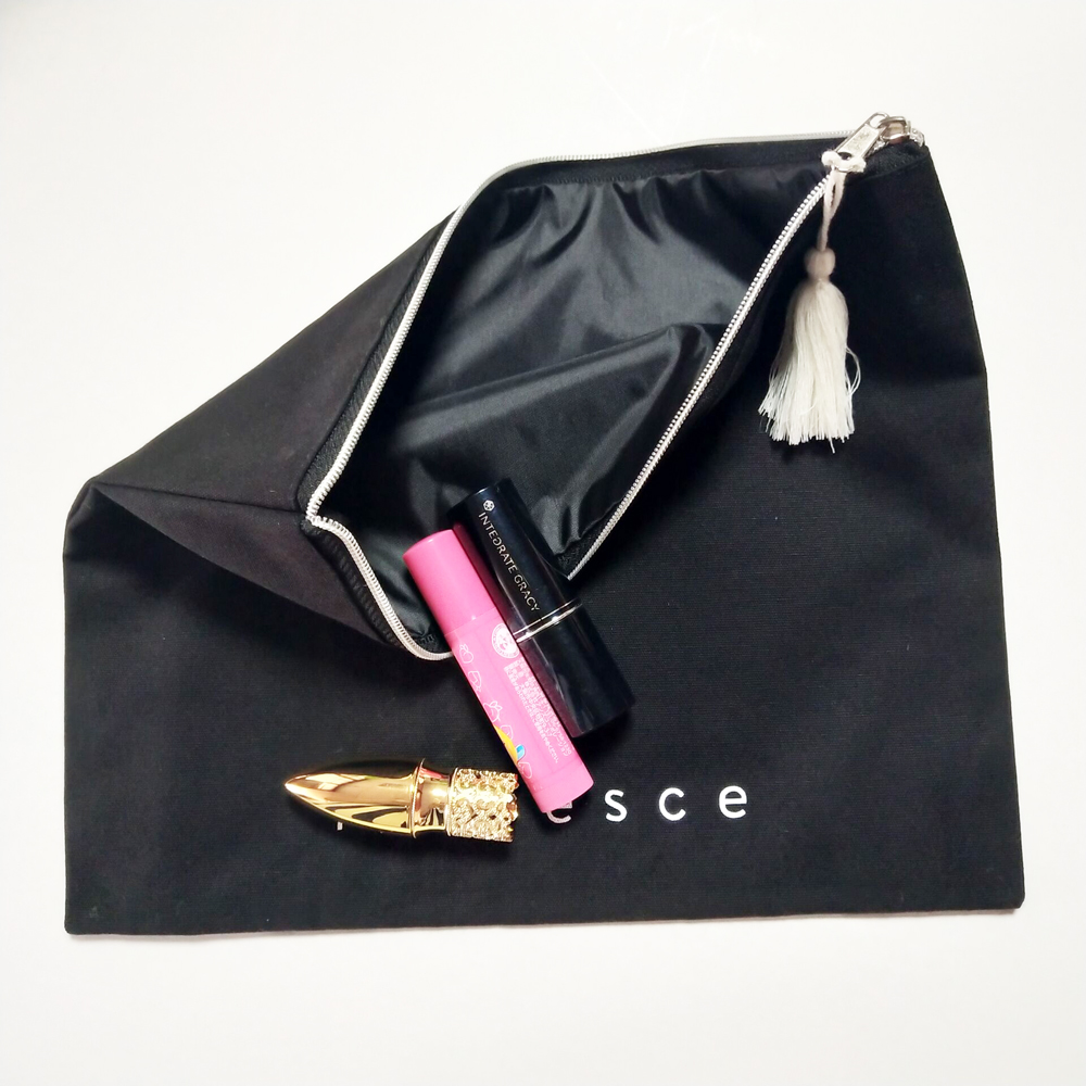 Coton Zipper Pouch Bag France