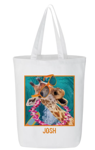Personalized Animal Tote Bag